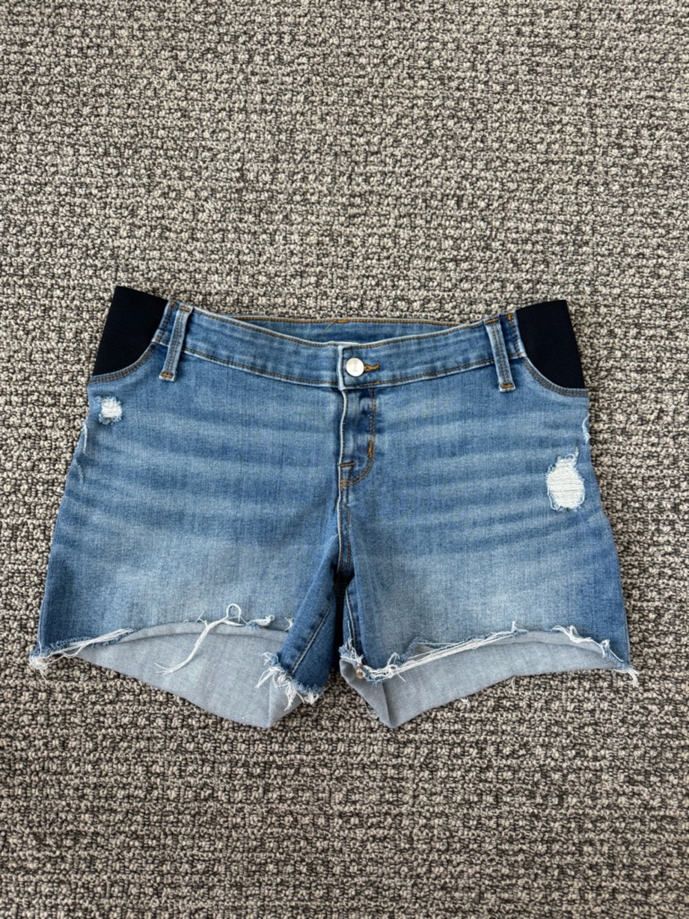 Isabel Under the Bump Maternity Jean Shorts